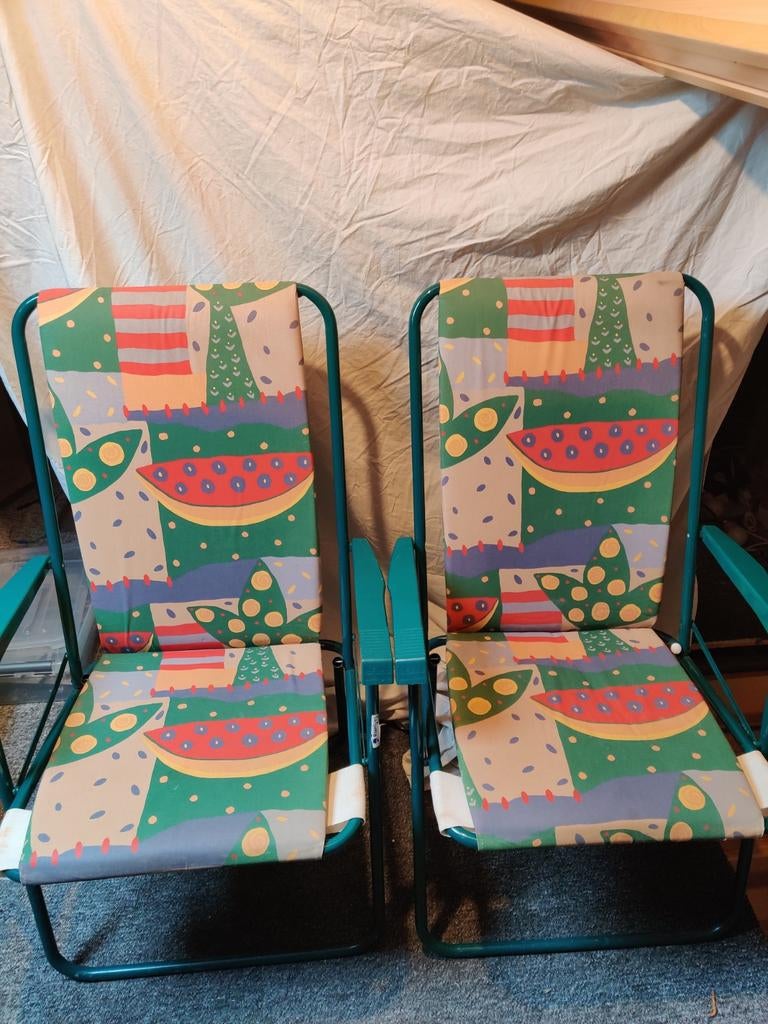 Chaises de camping pliables Lafuma, Caravanes & Camping, Enlèvement, Utilisé, Chaise de camping