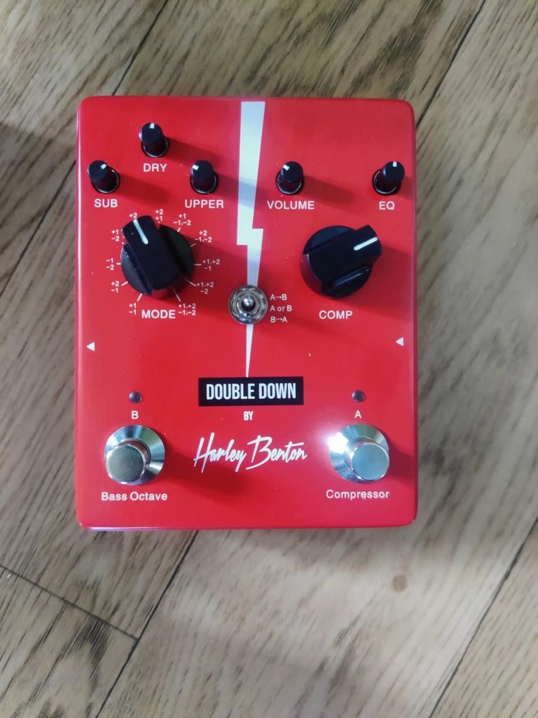 Harley Benton basgitaar effectpedaal double down, Muziek en Instrumenten, Ophalen of Verzenden, Compressor