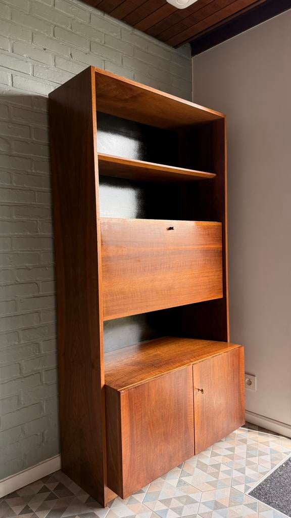 Wandkast Vintage : Van den berghe-Pauvers, Huis en Inrichting, Kasten | Wandmeubels, Gebruikt, 150 tot 200 cm, Minder dan 150 cm