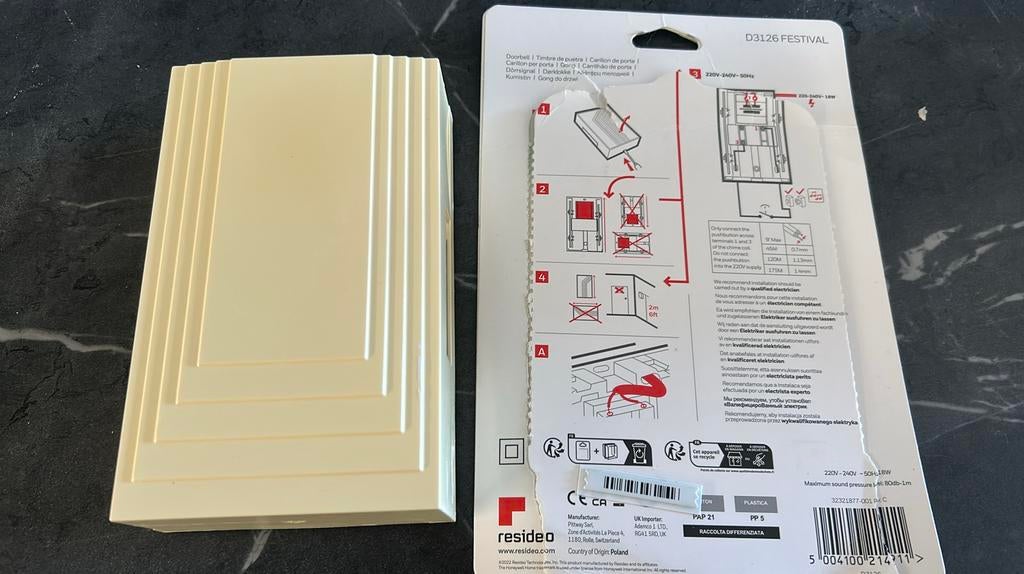 Deurbell Honeywell, Huis en Inrichting, Deurbellen, Ophalen, Gebruikt