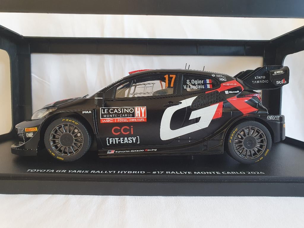 Toyota GR Yaris hybride Rallye Monte-Carlo 2024 Ixo 1:18, Enlèvement ou Envoi, Neuf, Voiture, Autres marques