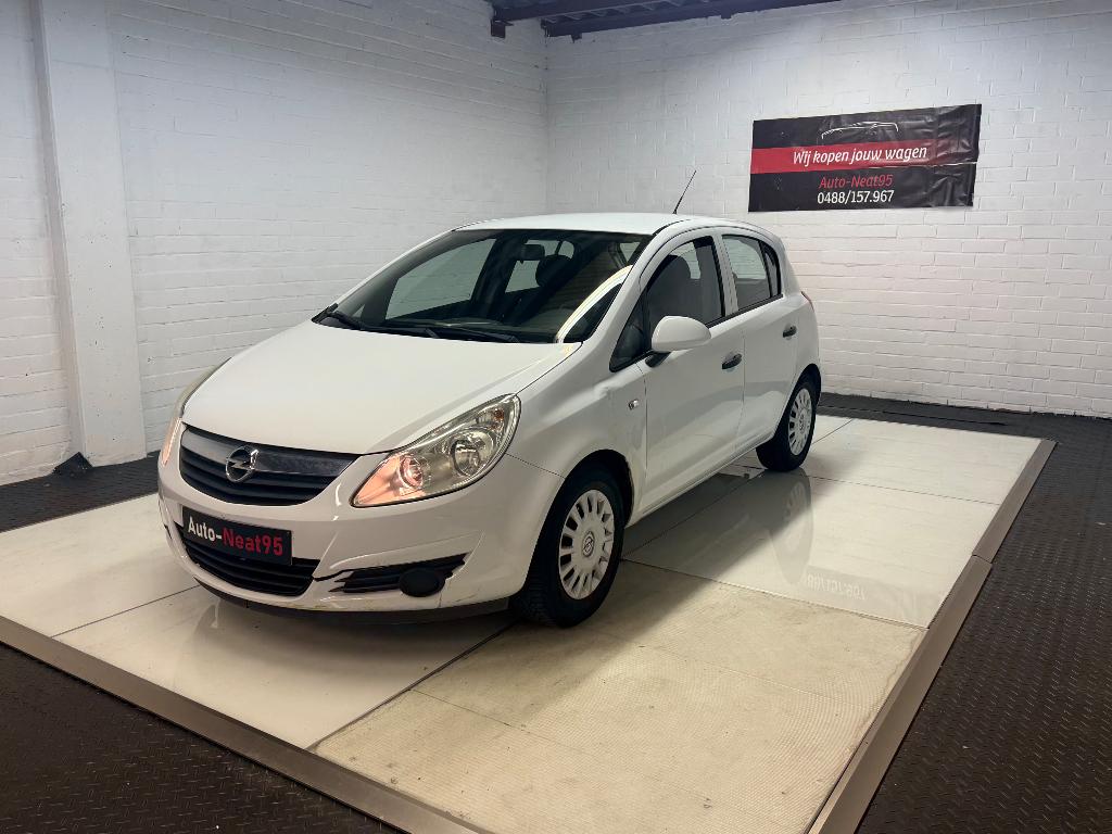 Opel Corsa 1.0Benzine Reeds Gekeurd toegelaten in LEZ, Wit, Bedrijf, Handgeschakeld, 5 deurs