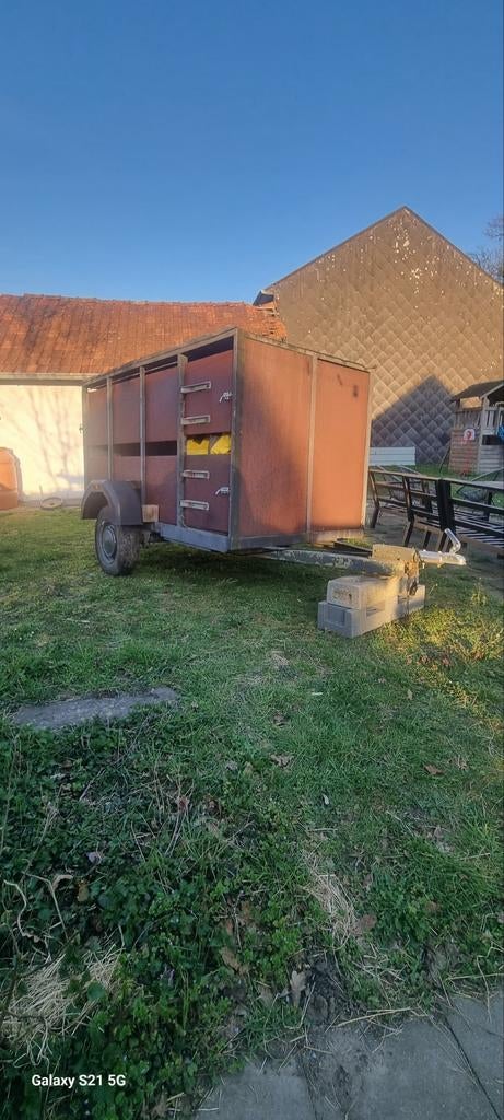 Aanhangwagen enkelas , klein vee , schapen , geiten , pony's, Enlèvement