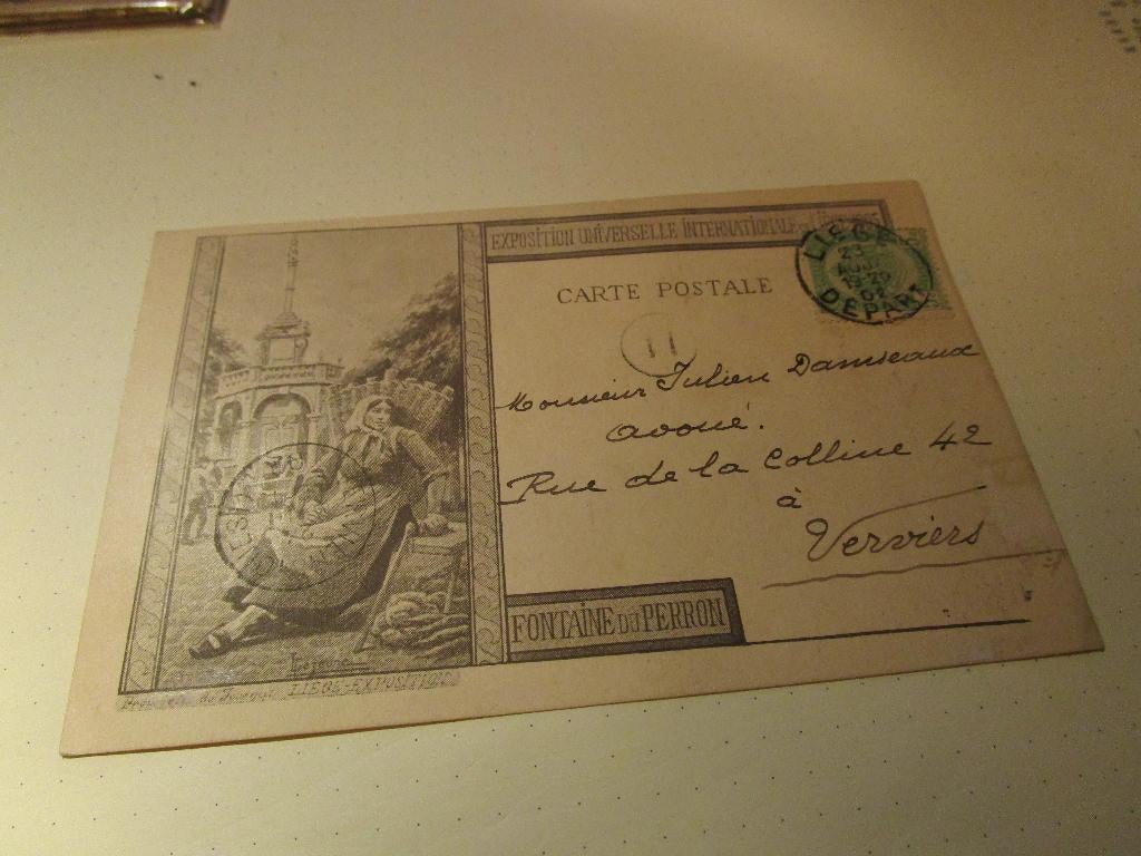 cartes de la Belgique, Envoi