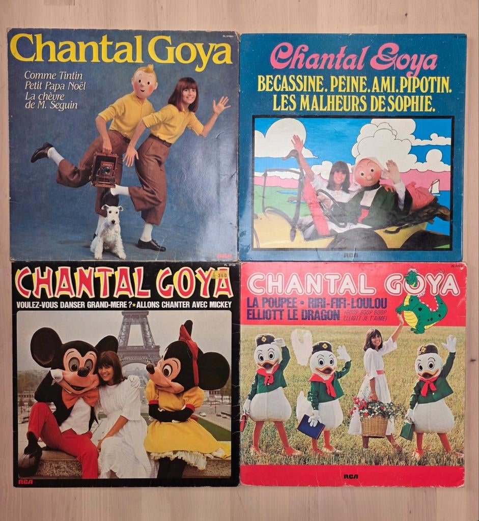33T. Chantal Goya , 7 albums, CD & DVD, Enlèvement ou Envoi