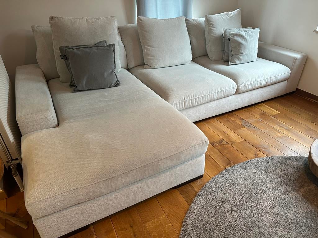 Canape d’angle, 3 metre largeur. Quatuor Design, Enlèvement, Comme neuf