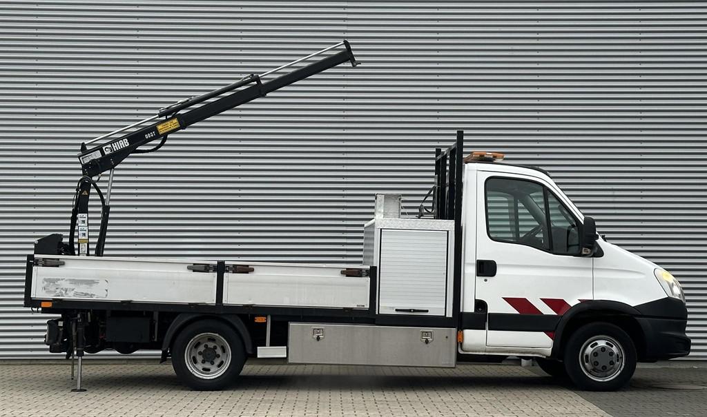 Iveco Daily 50C14N 3.0 375 CNG Openlaadbak met kraan HIAB To, Auto's, 100 kW, Gebruikt, Euro 6, 4 cilinders