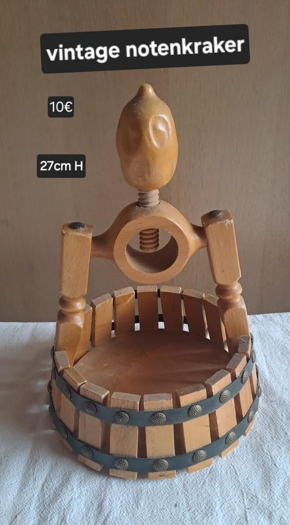 Vintage Notenkraker, Ophalen of Verzenden