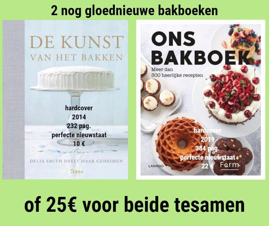 ONS BAKBOEK + DE KUNST VAN HET BAKKEN, Boeken, Kookboeken, Ophalen of Verzenden, Nieuw, Taart, Gebak en Desserts