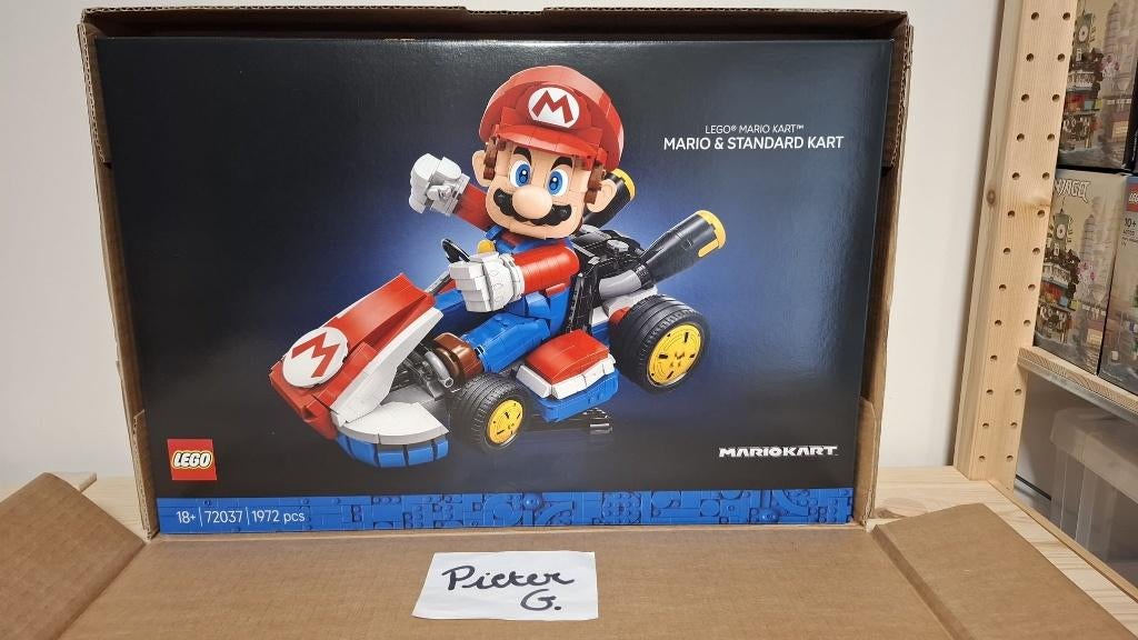 72037 - Lego Mario Kart - Mario & Standaard Kart - Nieuw!, Ophalen of Verzenden, Nieuw, Complete set, Lego