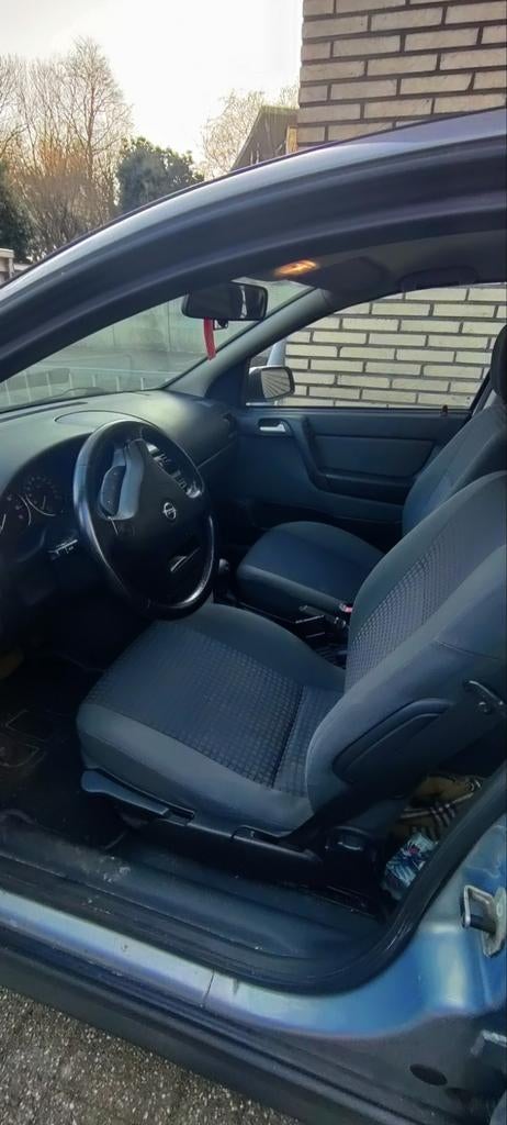 Opel Astra 2003 Hatchback - automaat, Autos, Argent ou Gris, Achat, Noir, 5 portes