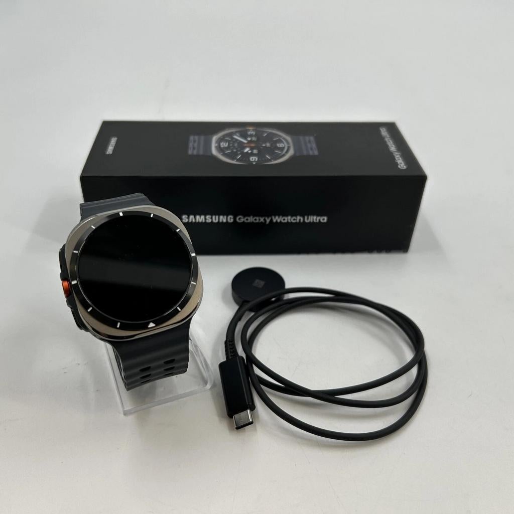 Samsung Galaxy Watch Ultra (2025) 47mm LTE, Ophalen, Zwart, Zo goed als nieuw, Samsung galaxy watch
