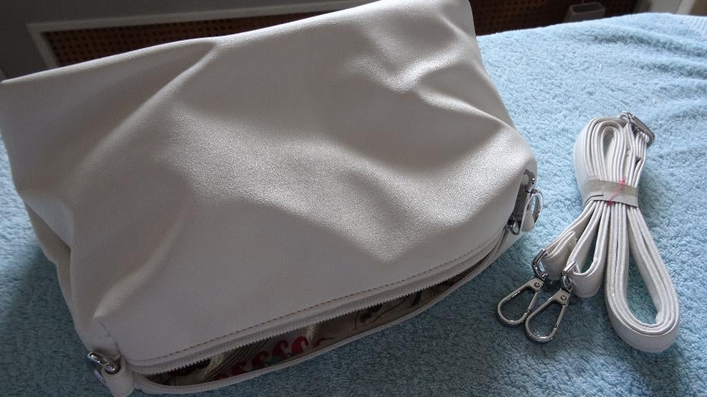 SCHOUDERTASJE TOM & EVA NIEUW, Ophalen of Verzenden, Nieuw, Wit, Overige merken