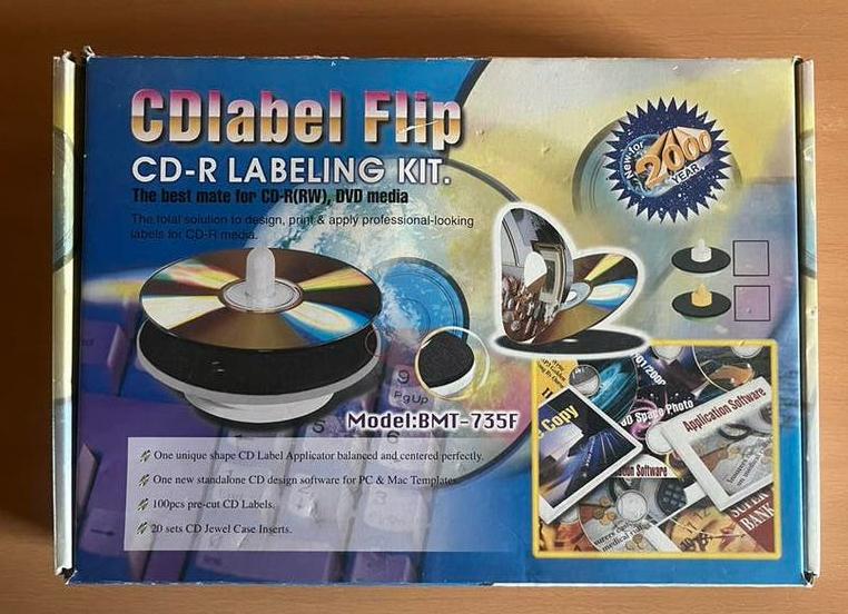 Kit voor het afdrukken van cd-dvd-etiketten en reinigingsset, Computers en Software, Vintage Computers, Ophalen of Verzenden