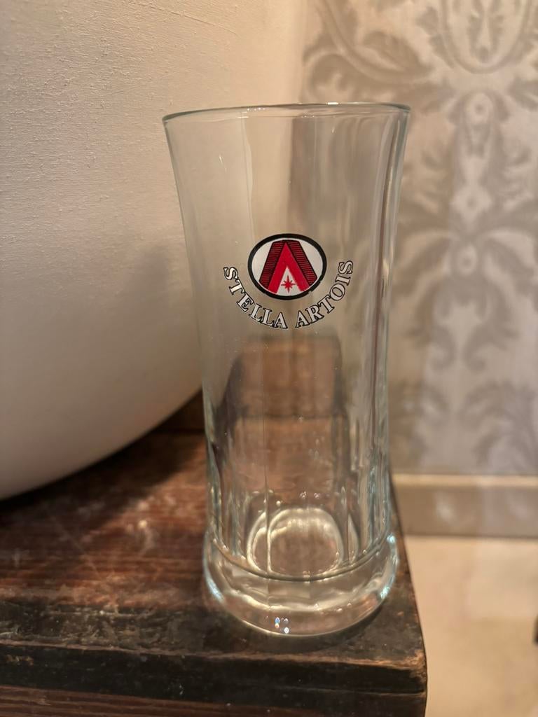 Oud stella artois glas, Verzamelen, Ophalen of Verzenden, Zo goed als nieuw, Stella Artois