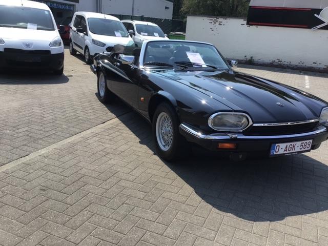 Jaguar XJ-S V12 Cabrio! 56.000 KM! Europese AUTO! TOP!, Auto's, Jaguar, Zwart, Zwart, Leder, Bedrijf