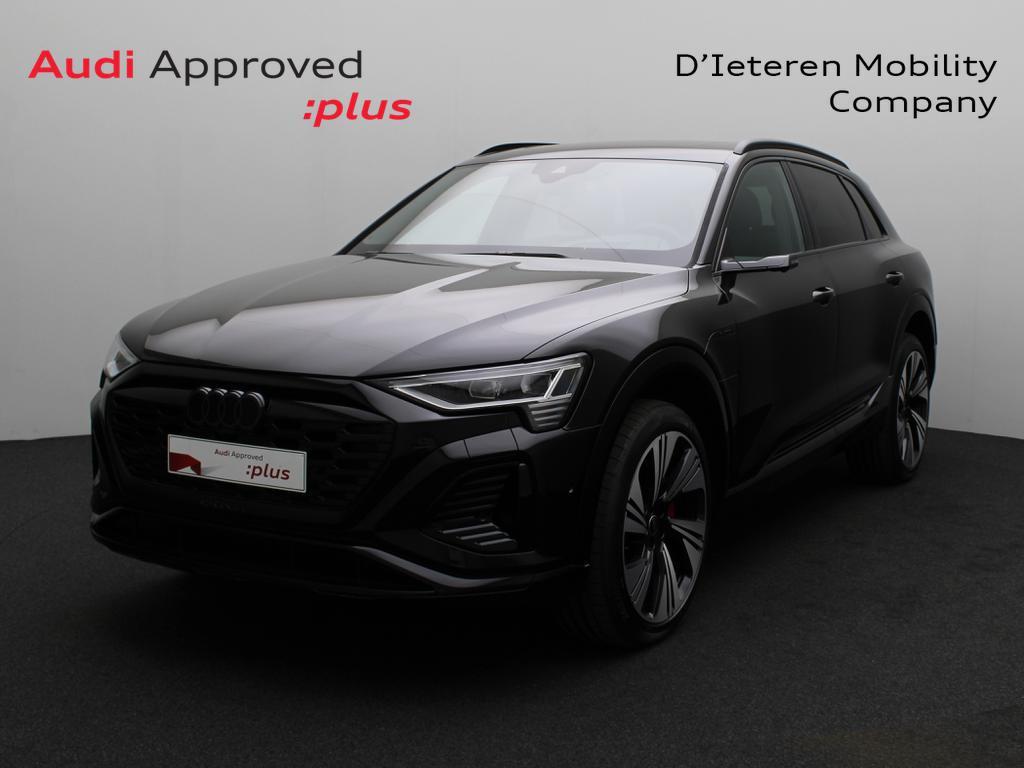 Audi Q8 e-tron Q8 e-Tron 106 kWh 55 Quattro S line, Auto's, Audi, Automaat, Q8, Zwart, Elektrisch