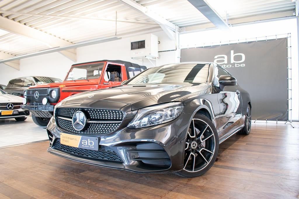 Mercedes-Benz C 200 COUPE AMG, LEDER, MULTIBEAM, APPLE CARP, Auto's, Mercedes-Benz, 4 zetels, 0 kg, USB, 184 pk