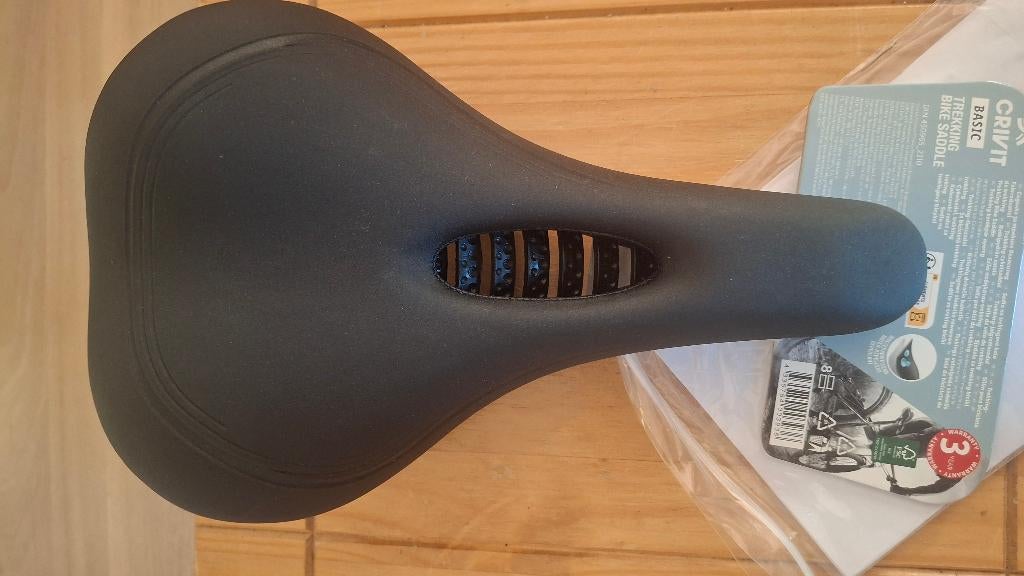 NIEUW ergonomisch Crivit fietszadel met druk verlagende zone, Fietsen en Brommers, Fietsonderdelen, Ophalen, Nieuw, Zadel, Oxford Sparta Batavus Norta gazelle Granville Sparta cube trek
