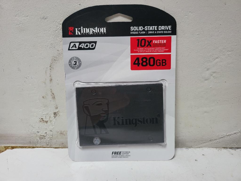 Kingston A400 480GB 2.5" SSD (Nieuw), Neuf, 480GB, SSD, Interne