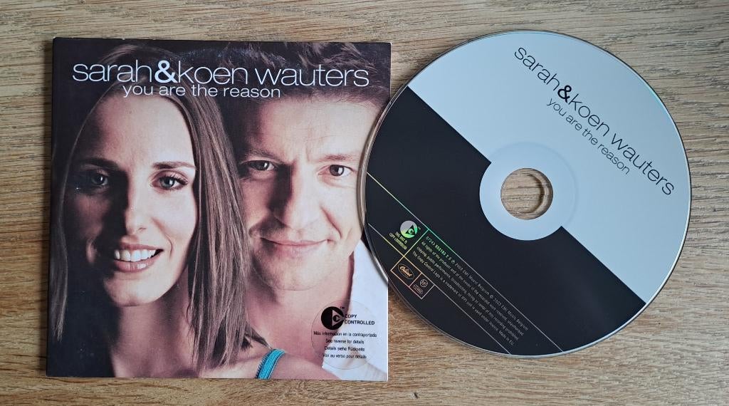 Sarah & Koen Wauters - You Are The Reason, 1 single, Ophalen of Verzenden, Gebruikt, Pop