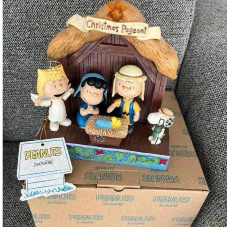 Kerstkribbe Snoopy en friends (peanuts by jim shore), Diversen, Kerst, Ophalen, Zo goed als nieuw