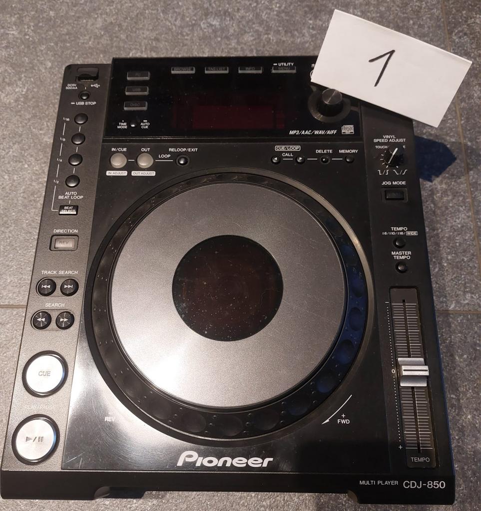 2 Pioneer cdj 850, Muziek en Instrumenten, Dj-sets en Draaitafels, Ophalen, Zo goed als nieuw