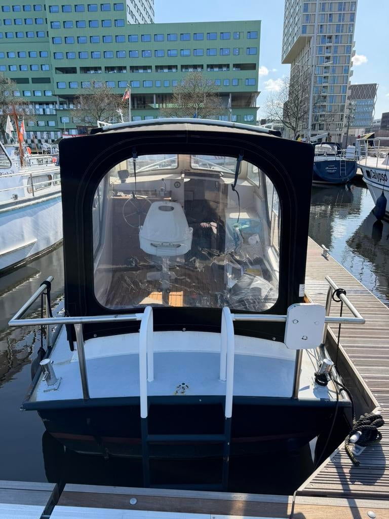 Stalen motorjacht 9,50 m, Peugeot diesel, vaarklaar, koopje!, Watersport en Boten, Motorboten en Motorjachten, Ophalen, Gebruikt