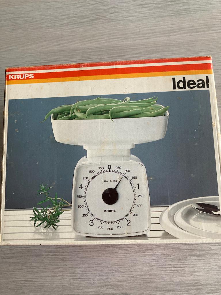 Vintage weegschaal Krups. Zeer goede staat, Enlèvement ou Envoi, Utilisé