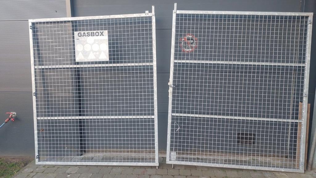 2 poort vleugels gegalvaniseerd, Tuin en Terras, Ophalen