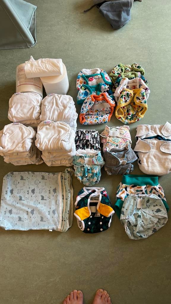 Wasbare luiers volledig pakket petit lulu, Kinderen en Baby's, Overige Kinderen en Baby's, Ophalen