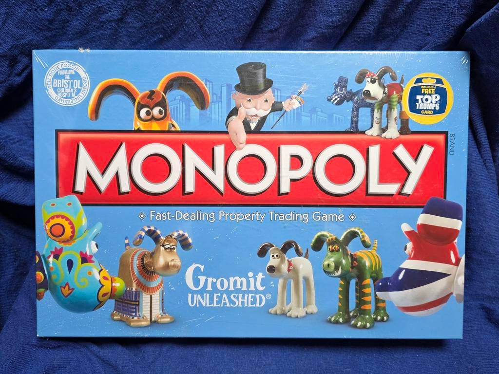Rare Monopoly Gromit  édition exclusive Bristol état neuf em, Collections, Jouets, Enlèvement ou Envoi