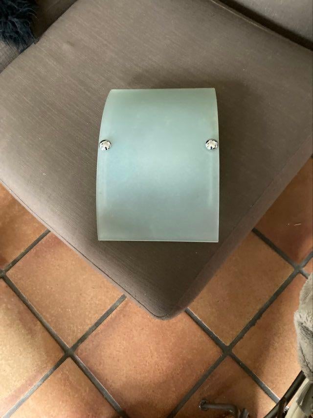 Lampe murale en verre ,halogène , pour cuisine hall ou autre, Enlèvement, Utilisé, Verre, Disign