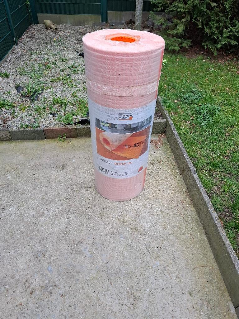 Tapis de découplage Schlüter Ditra 25 mesurant 30 m x 1 m, Enlèvement, Neuf