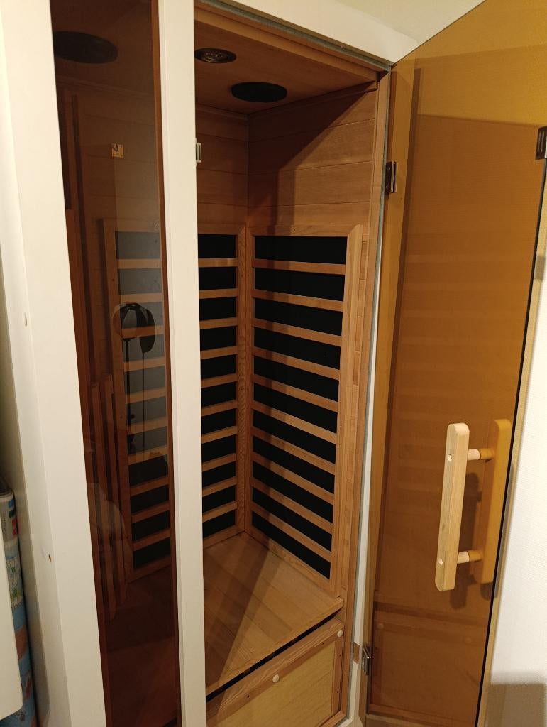 Infraroodcabine, Ophalen