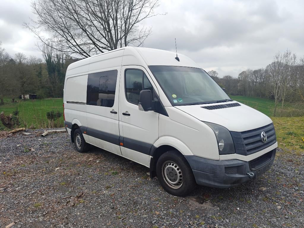 VW Crafter – defecte motor – moteur défectueux, Auto's, Volkswagen, Euro 5, Stof, Overige modellen, Wit
