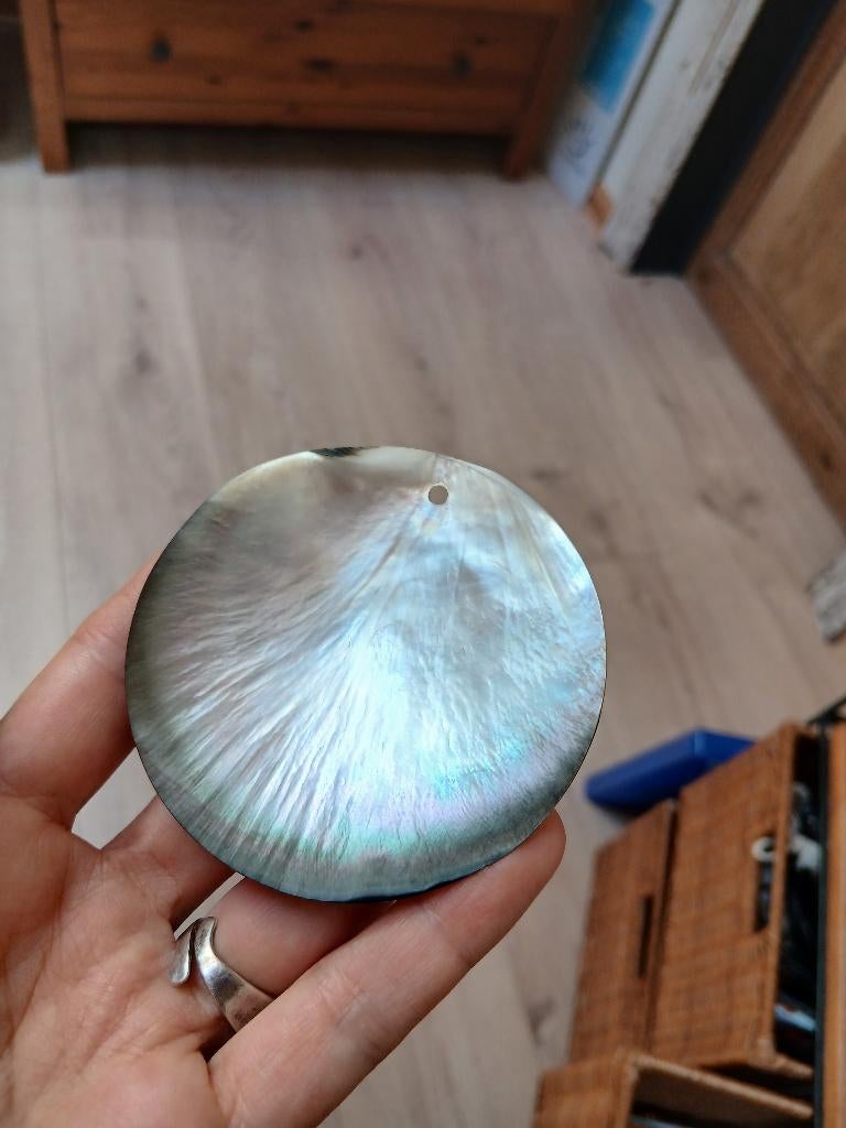 Parelmoer hanger, Ophalen of Verzenden, Zo goed als nieuw, Overige materialen