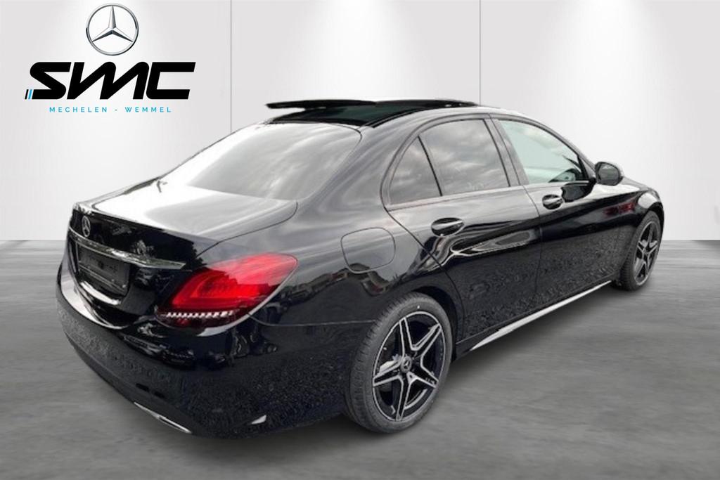 Mercedes-Benz C-klasse C 200 d AMG Line, Auto's, Mercedes-Benz, Automaat, 4 deurs, Zwart, 4 cilinders