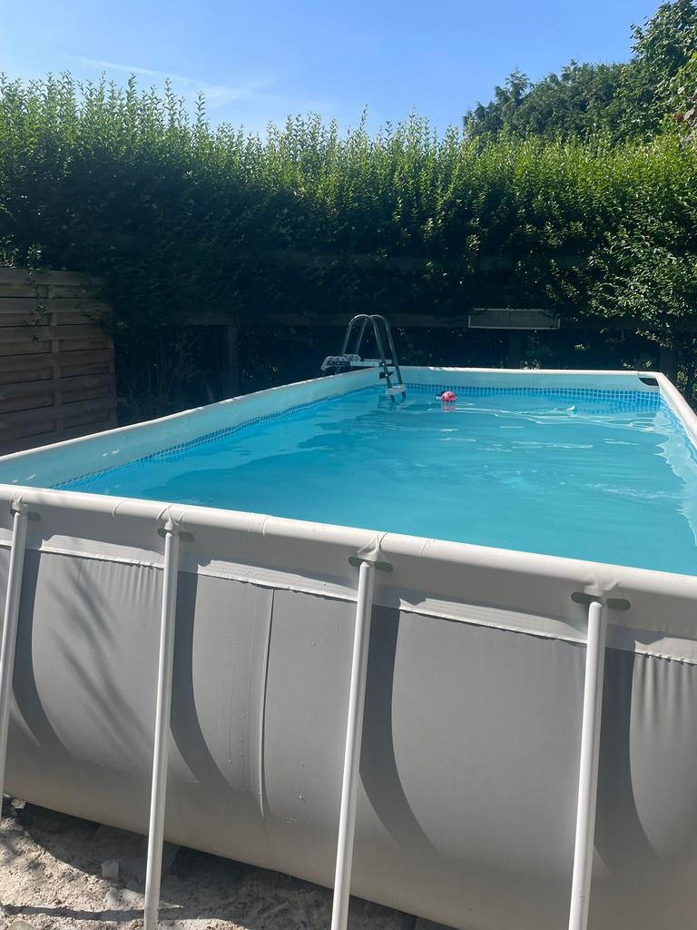 Piscine Intex, Jardin & Terrasse, Enlèvement, Utilisé, 80 à 120 cm, Rectangulaire