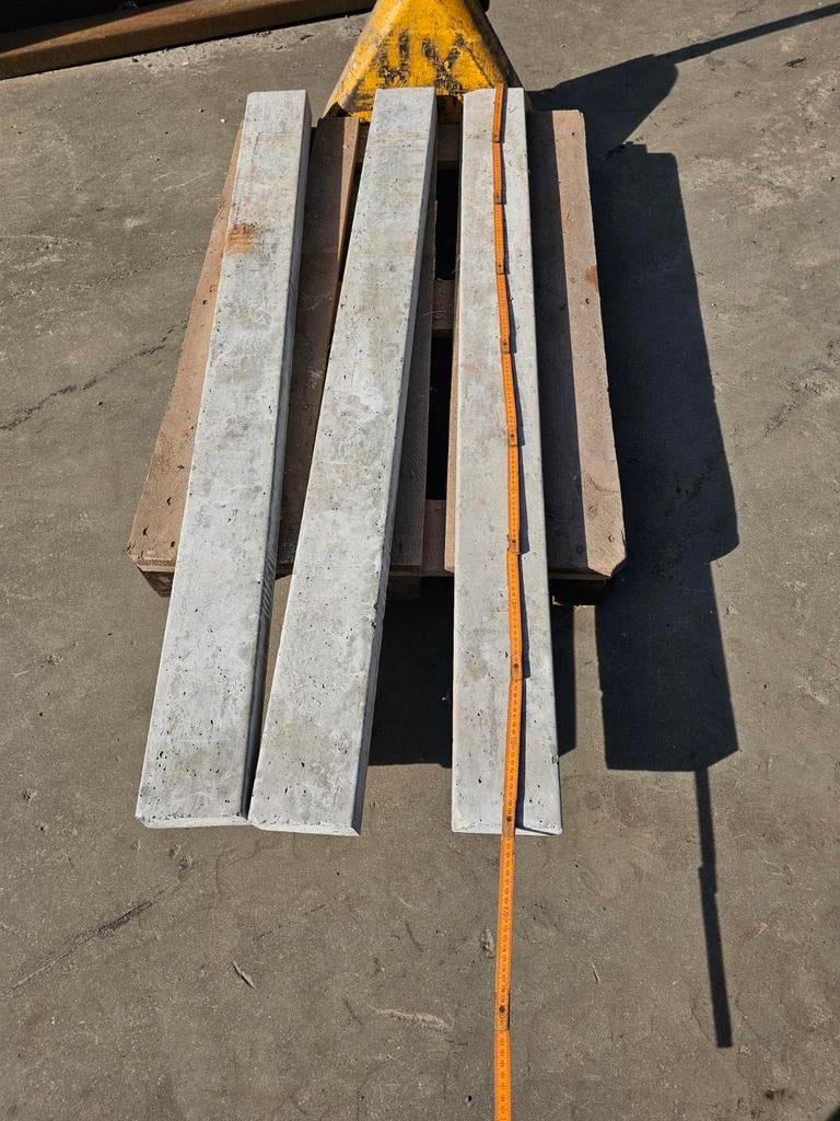 3 nieuwe lento's van 1.60m, Doe-het-zelf en Bouw, Metselstenen, Ophalen, Nieuw, Beton