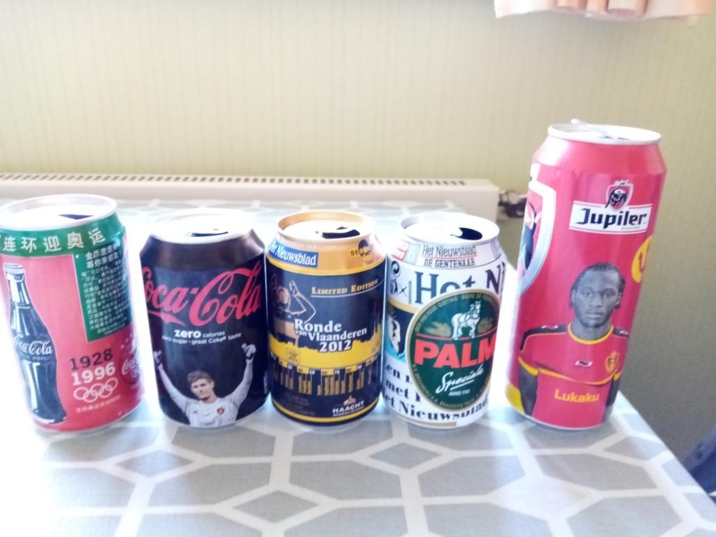 LEGE COLA- EN BIERBLIKJES, Verzamelen, Ophalen of Verzenden, Jupiler