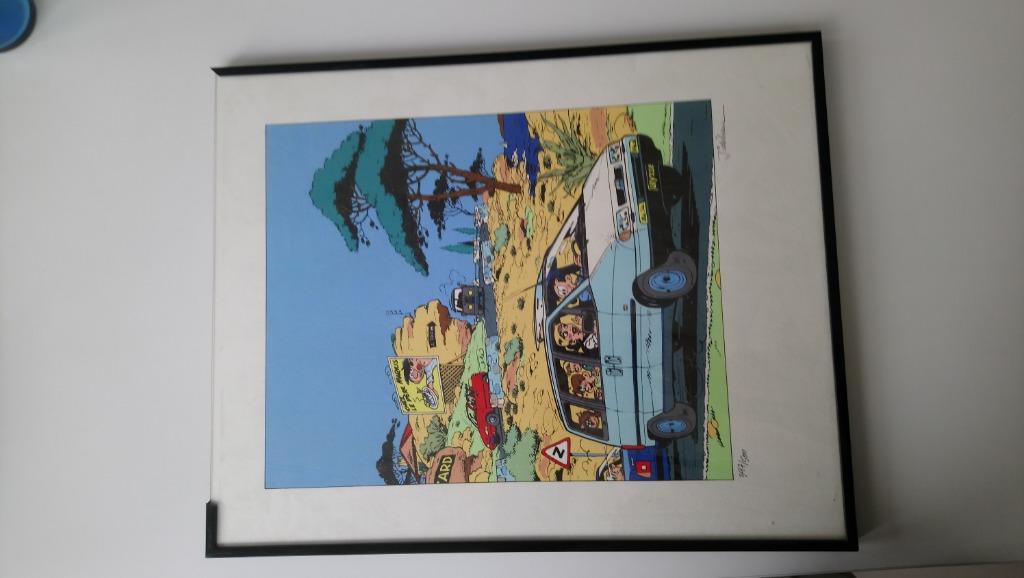 Starter en Pipette zeefdruk Ulyssee 500 ex. gesigneerd, Eén stripboek, Ophalen of Verzenden, Zo goed als nieuw, Jidehem