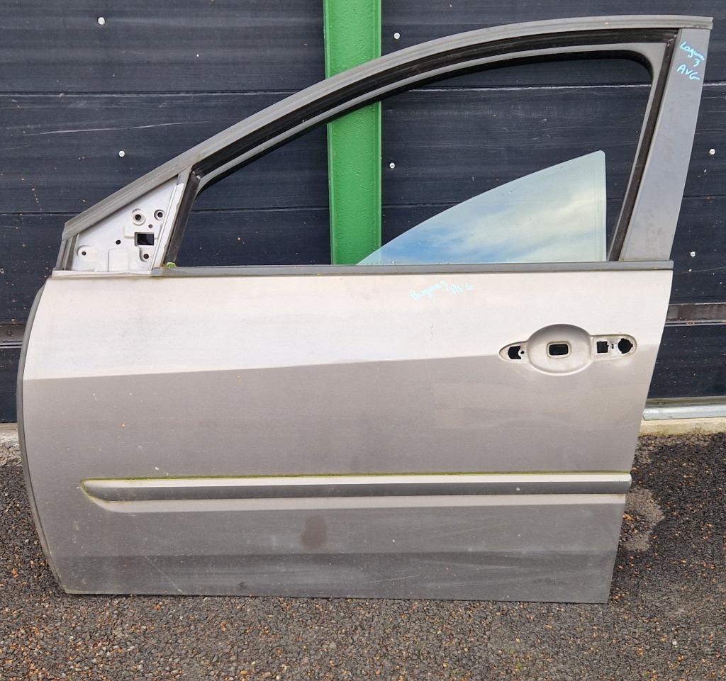 Porte AVANT GAUCHE RENAULT LAGUNA 3 III 2010 portiere GRIS, Ophalen, Voor, Renault, Deur