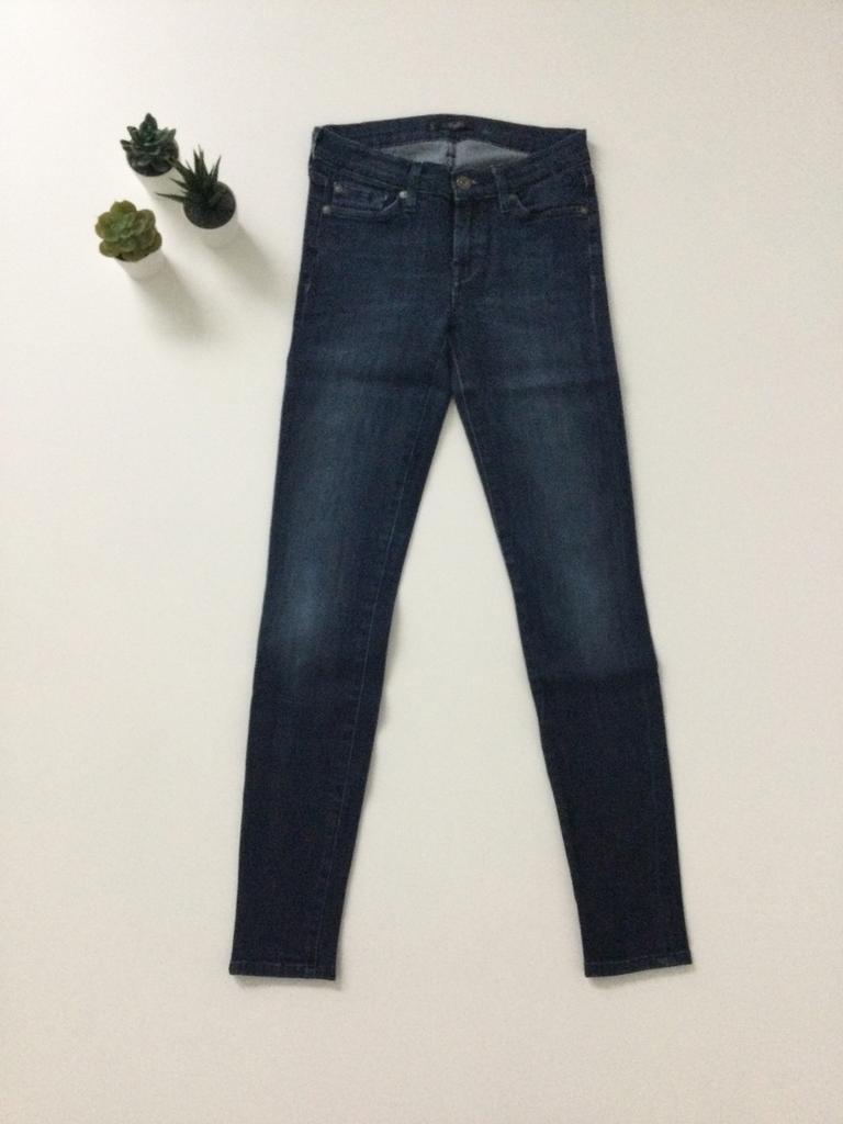 Blauwe Jeans 7 For All Mankind maat 26, 7 For All Mankind, Blauw, Overige jeansmaten, Ophalen of Verzenden