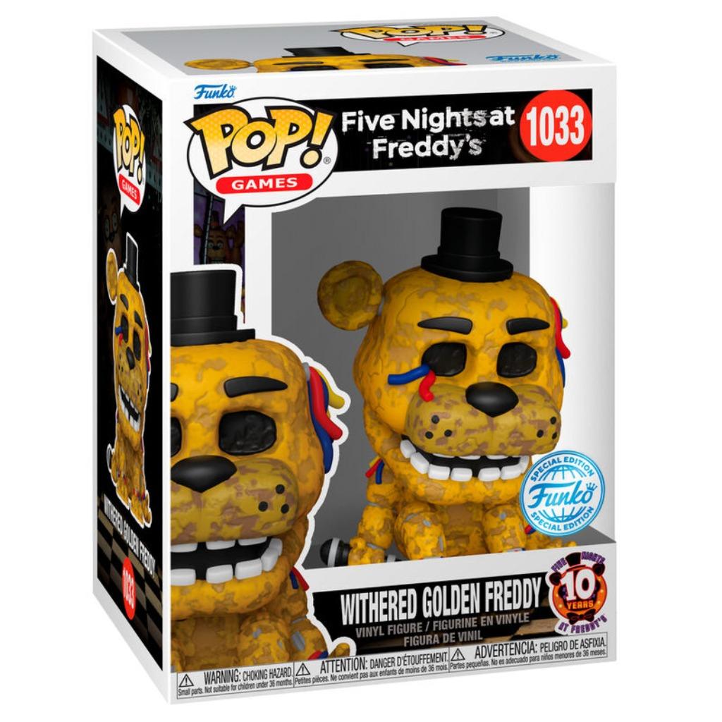 Funko POP Five Nights at Freddy's - Withered Golden Freddy, Neuf, Enlèvement ou Envoi, Funko, Supportemea@funko.com