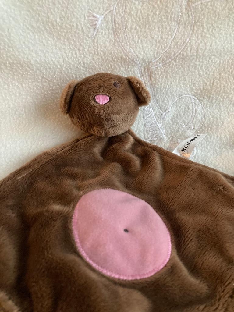 Renault Doudou ours marron 25 cm Renault, Enlèvement ou Envoi, Comme neuf, Ours