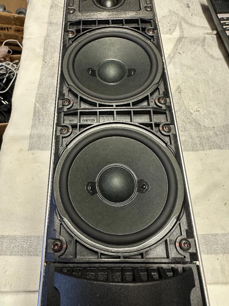 2 paar Bang & Olufsen Beolab 6000 met nieuwe woofers - B&O, Autres marques, Info@bang-olufsen.dk, Reconditionné, 60 à 120 watts