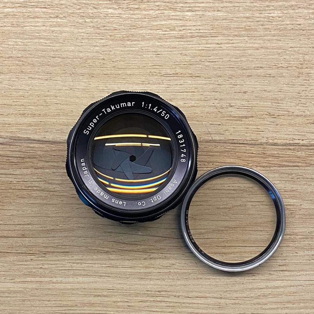 Super-Takumar 50mm f1.4* perfecte staat, Ophalen of Verzenden, Zo goed als nieuw, Spiegelreflex, Pentax