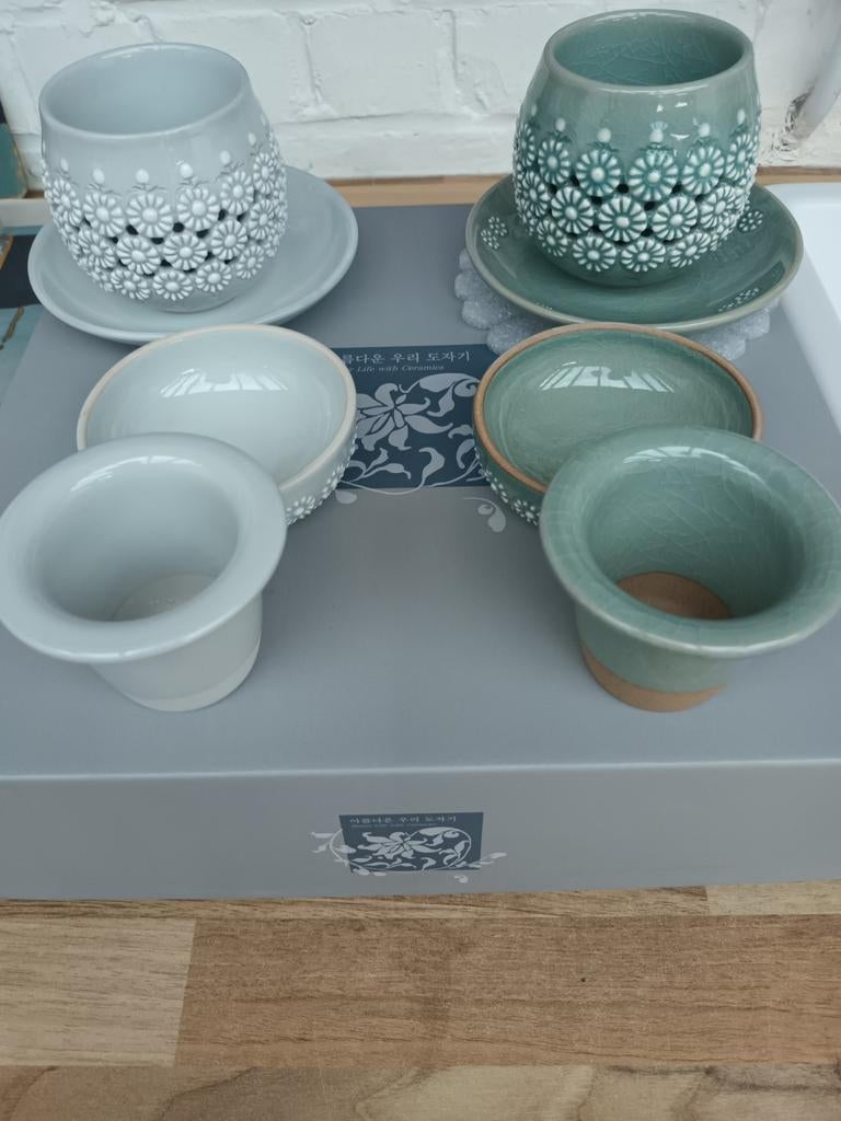 Koreaanse keramische theepotten, Ophalen