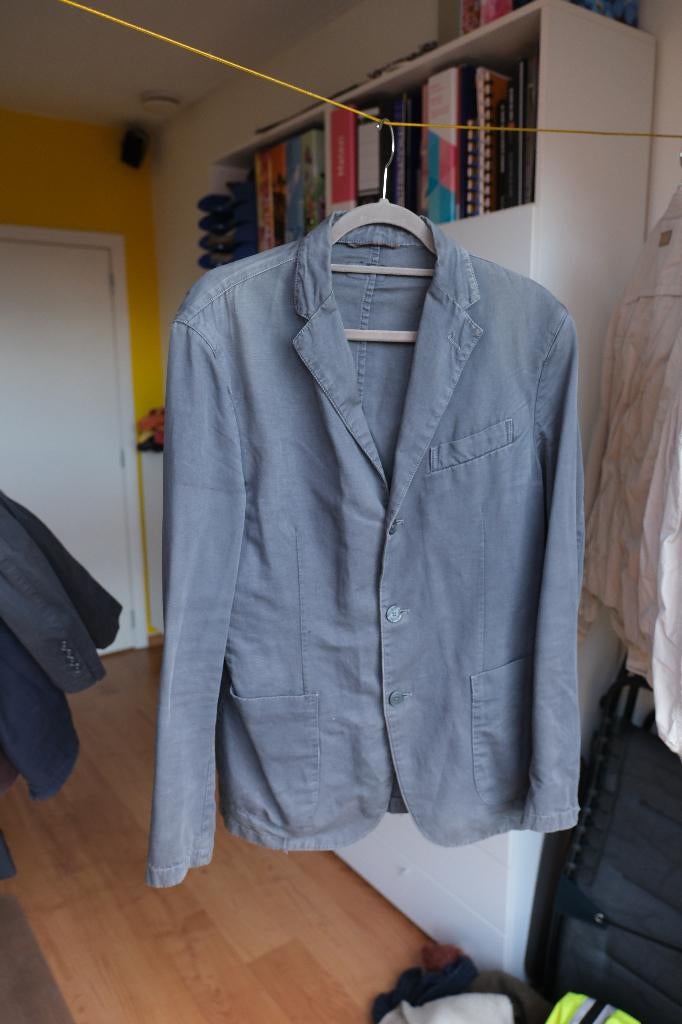 Jas MCS Marlboro Classics — FR 42/EU 50, Kleding | Heren, Ophalen of Verzenden, Nieuw, Grijs